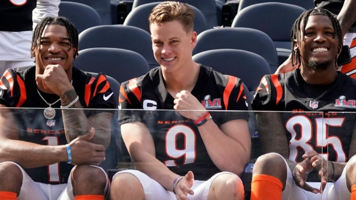 Joe Burrow, Tee Higgins, Ja'Marr Chase