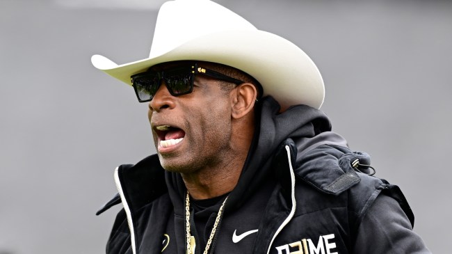 University of Colorado football coach Deion Sanders