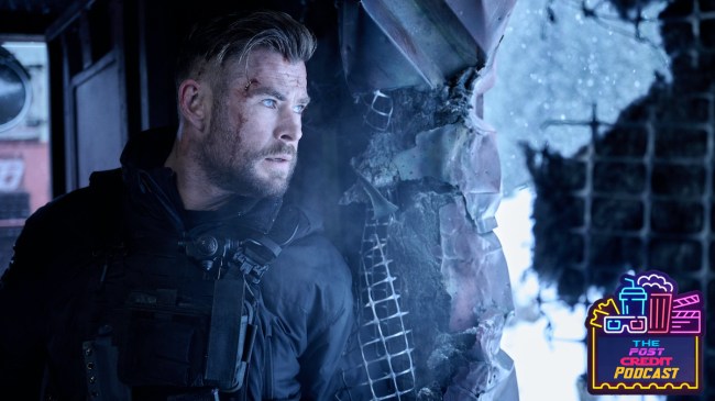 Chris Hemsworth as Tyler Rake in extraction 2
