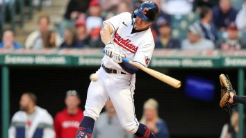 Guardians Outfielder Will Brennan Strikes Bird With Line Drive Single