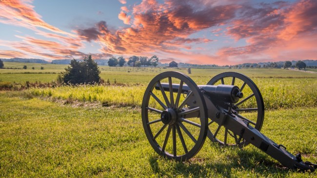 A view of the Gettysburg National Battlefield site.