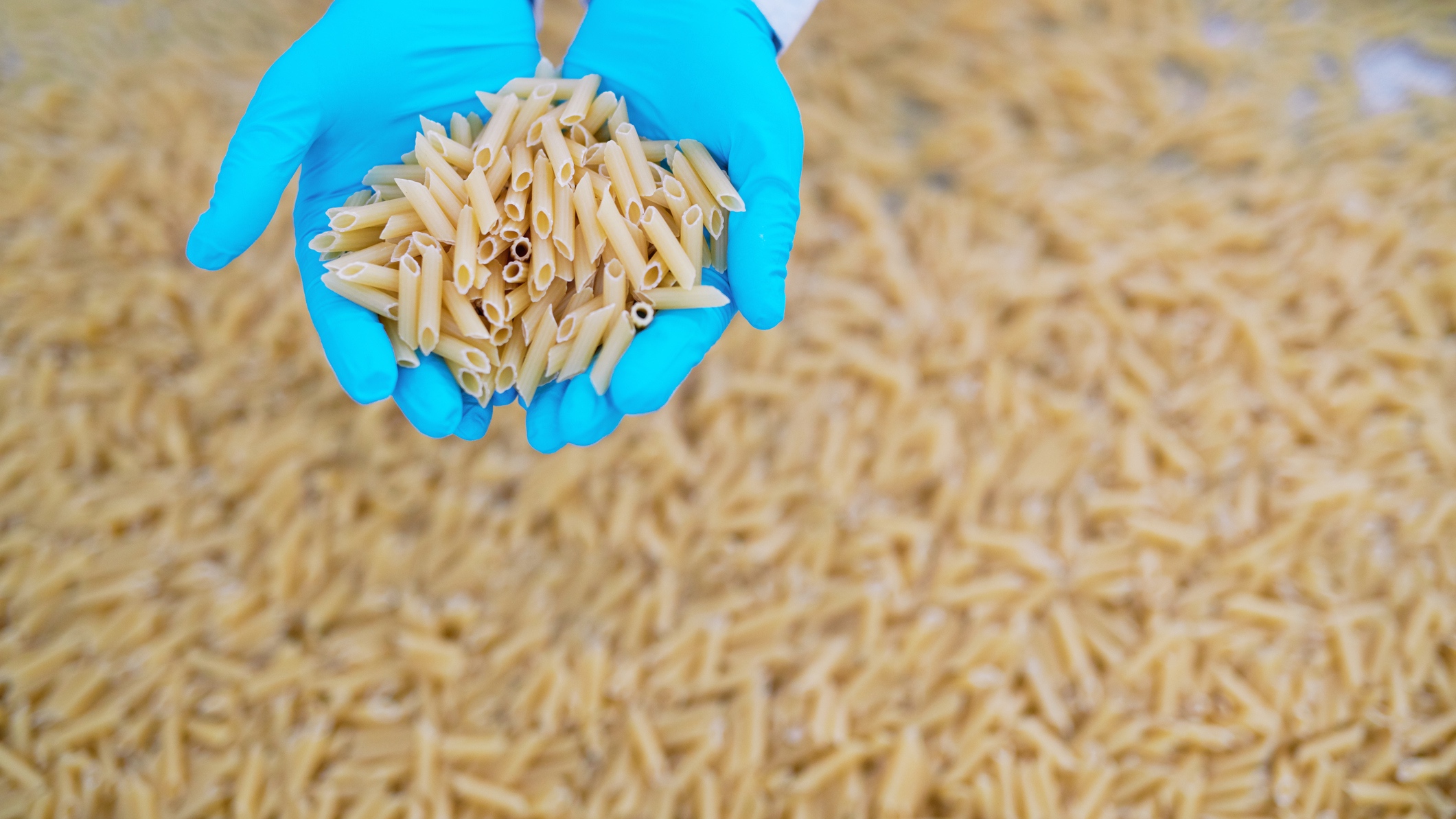 large mound of pasta
