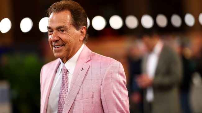 Nick Saban at the 2023 NFL Draft.