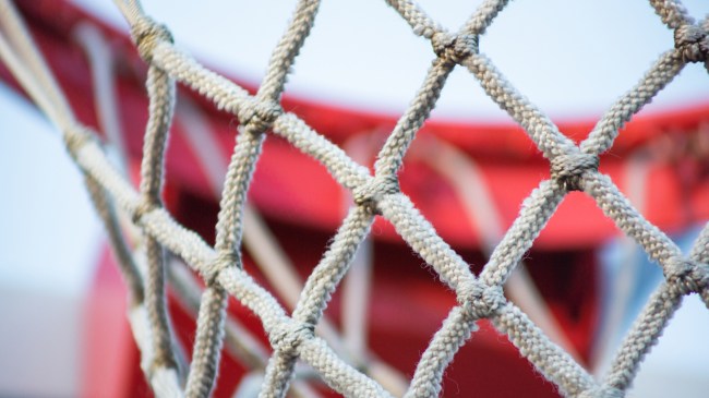 A photo of a basketball hoop.