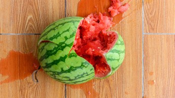 Video Of Metal Objects Being Dropped On Watermelons Shows How Effective Hardhats Can Be
