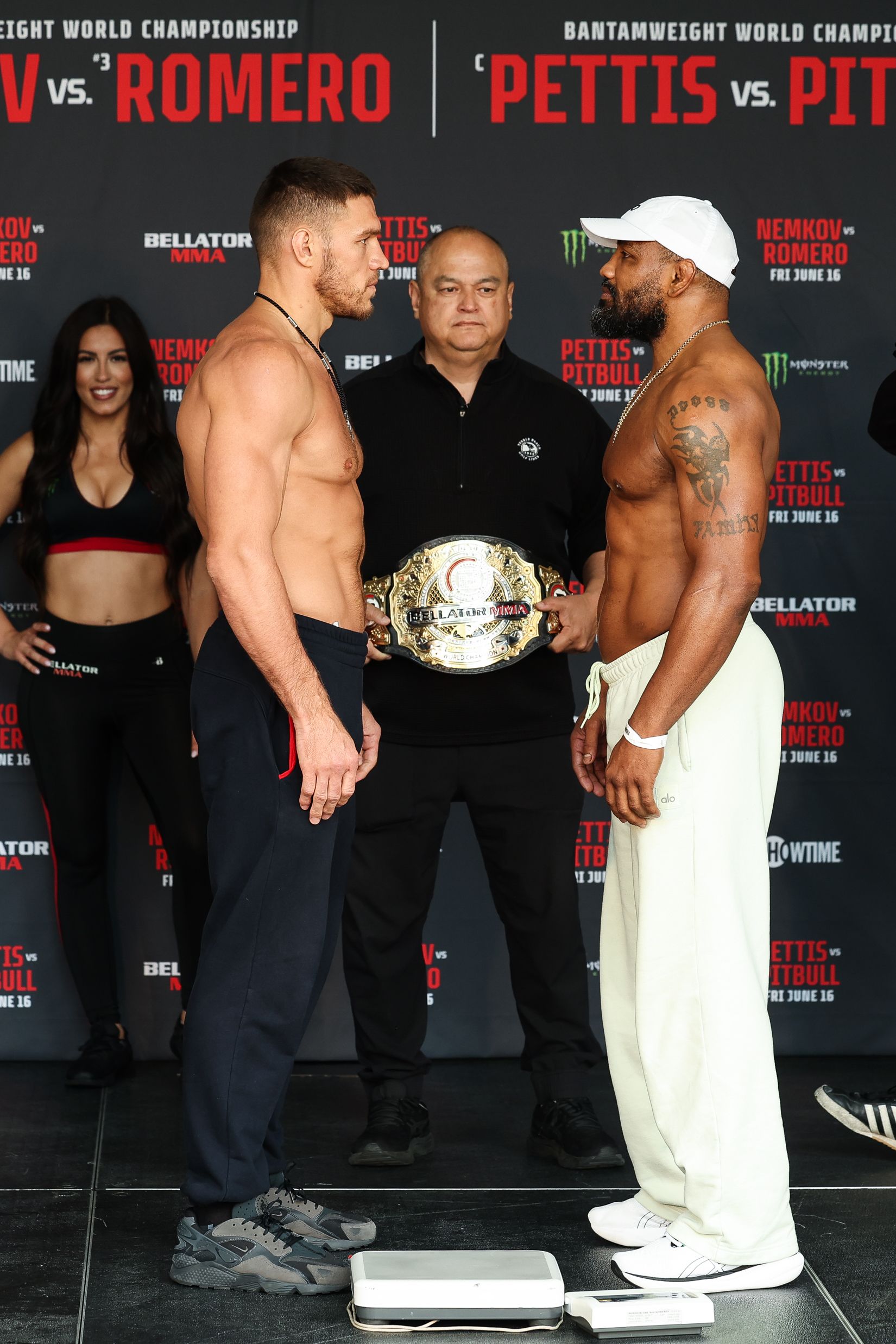 Yoel Romero at weigh-ins
