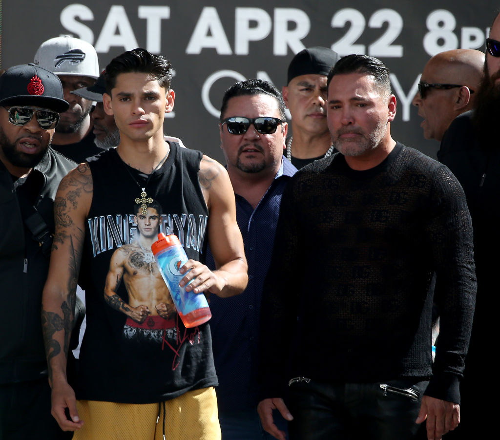 Ryan Garcia and Oscar De La Hoya