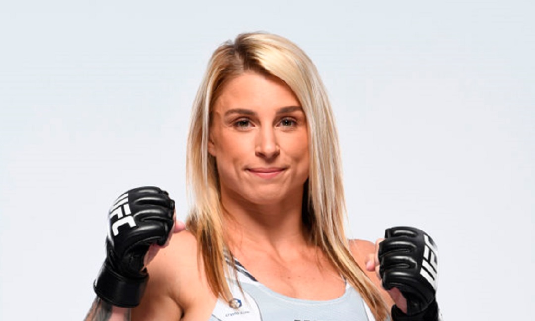 Hannah Goldy in the Octagon