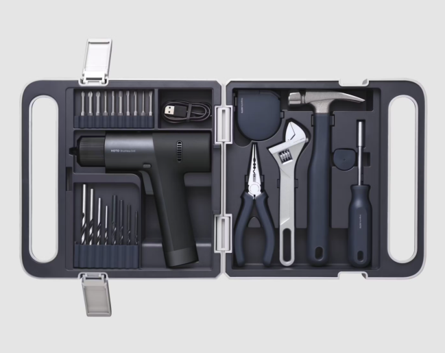 Hoto Tools 12V Brushless Drill Tool Kit
