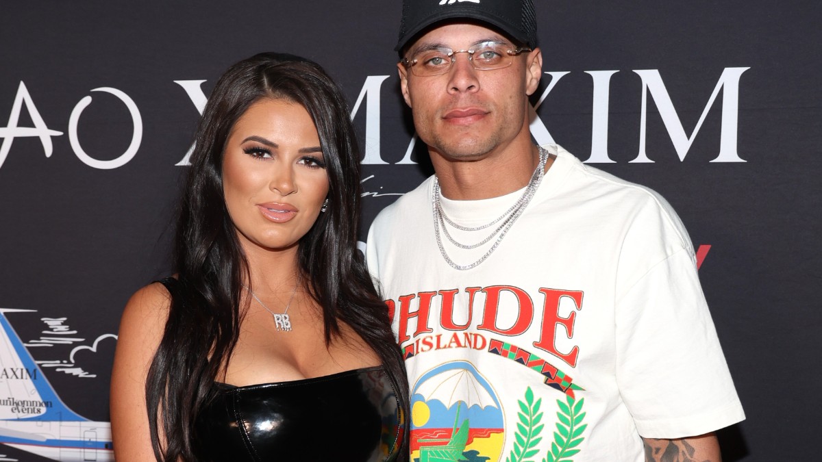 Jordan Poyer and Rachel Bush