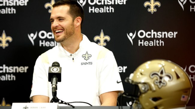 New Orleans Saints QB Derek Carr
