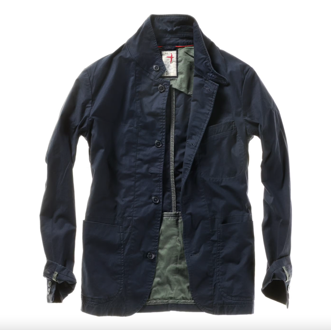 Relwen Flyweight Flex Blazer in Dark Navy available at Huckberry