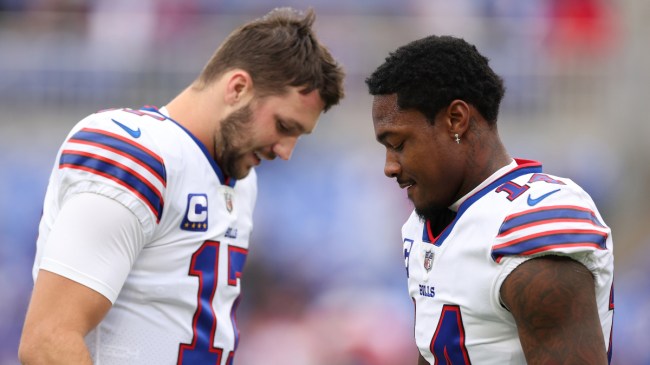 Josh Allen and Stefon Diggs
