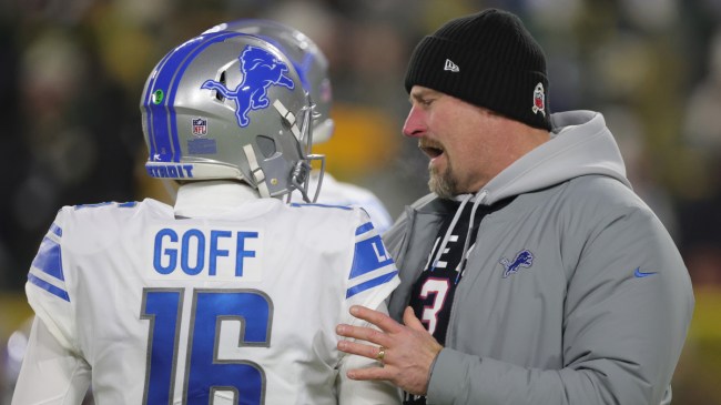 Jared Goff and Dan Campbell