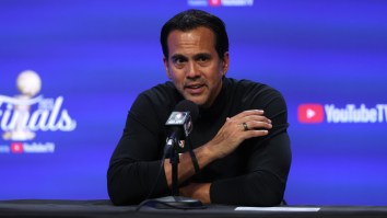 Erik Spoelstra Shuts Down Question About Nikola Jokic, Fans Guess Why