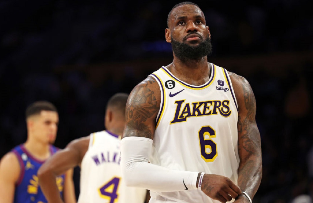 LeBron James against the Nuggets