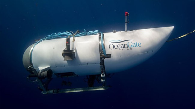 Titan, the submersible that went missing while diving toward the Titanic