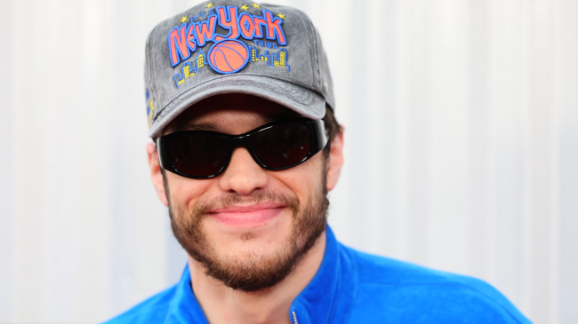 Pete Davidson poses for a photo.