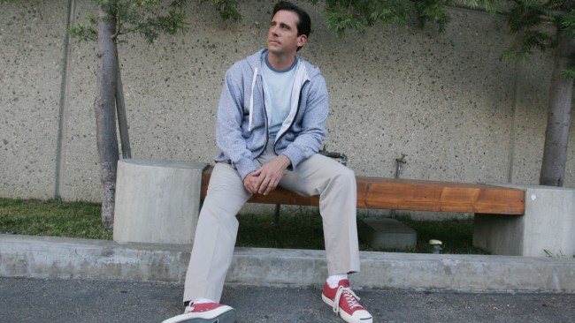 Steve Carell on set of "The Office."