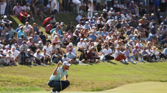 A view of the crowd at the US Open in Los Angeles.