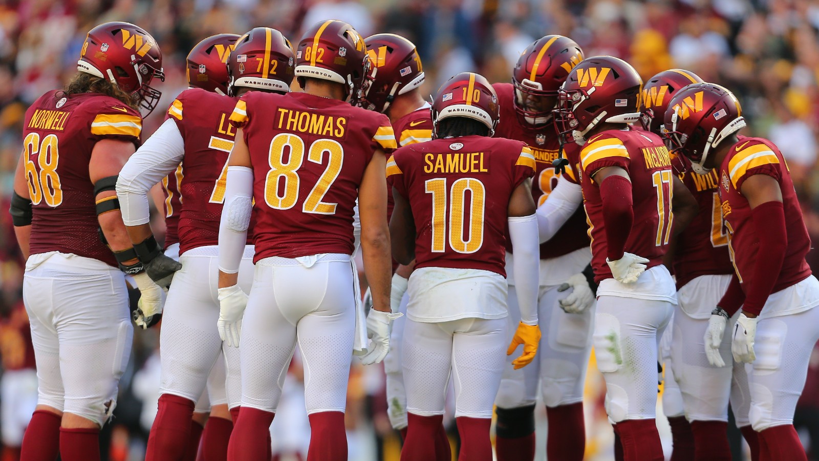 Commanders Huddle