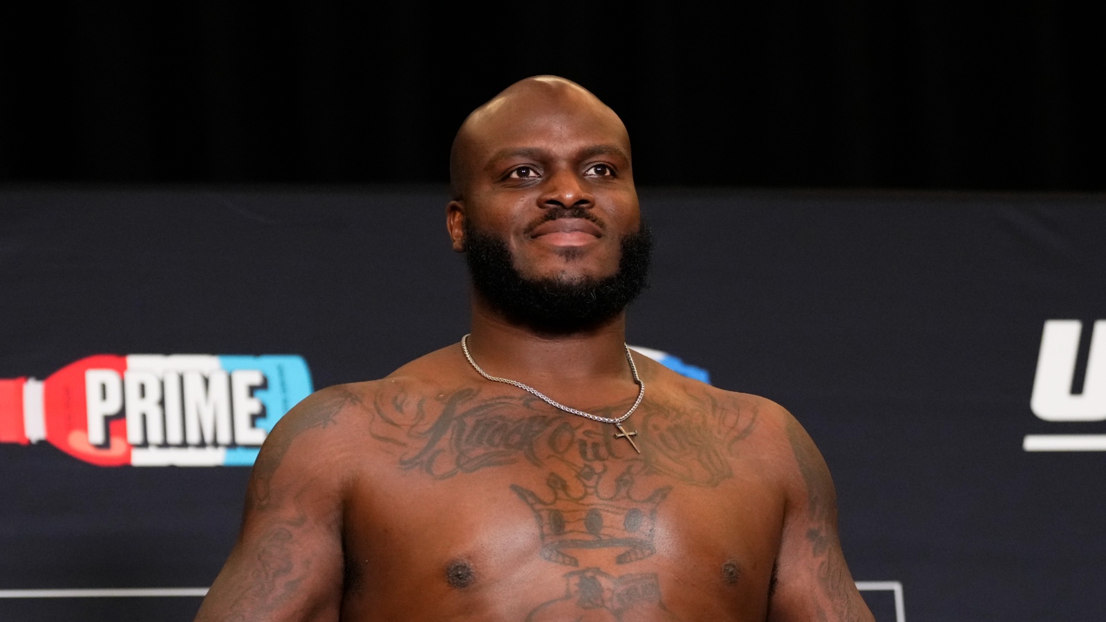 Derrick Lewis at UFC 291 weigh ins
