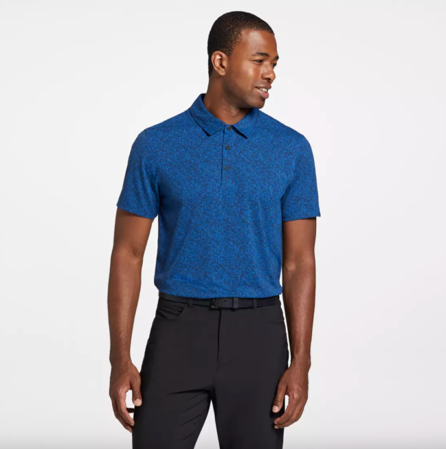 VRST Men's Pebble Street Print Golf Polo; shop golf apparel