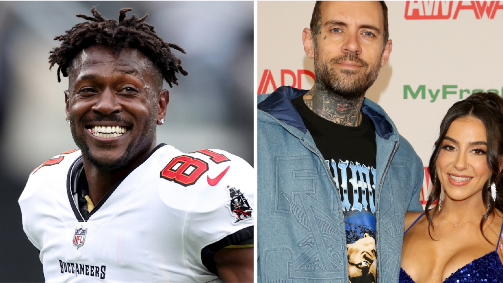 Antonio Brown and Adam 22, LenaThePllug