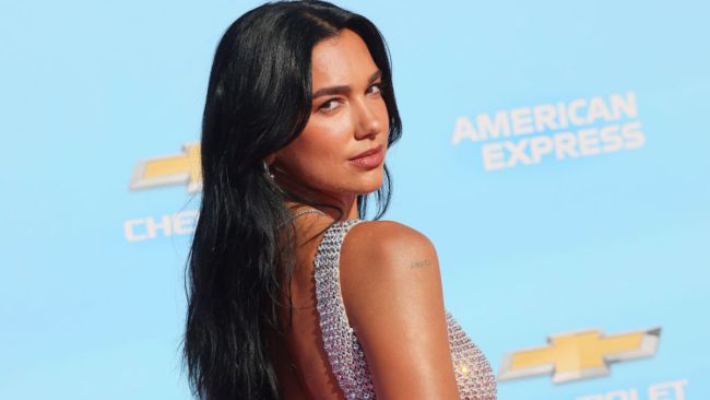 dua lipa at the premiere of barbie