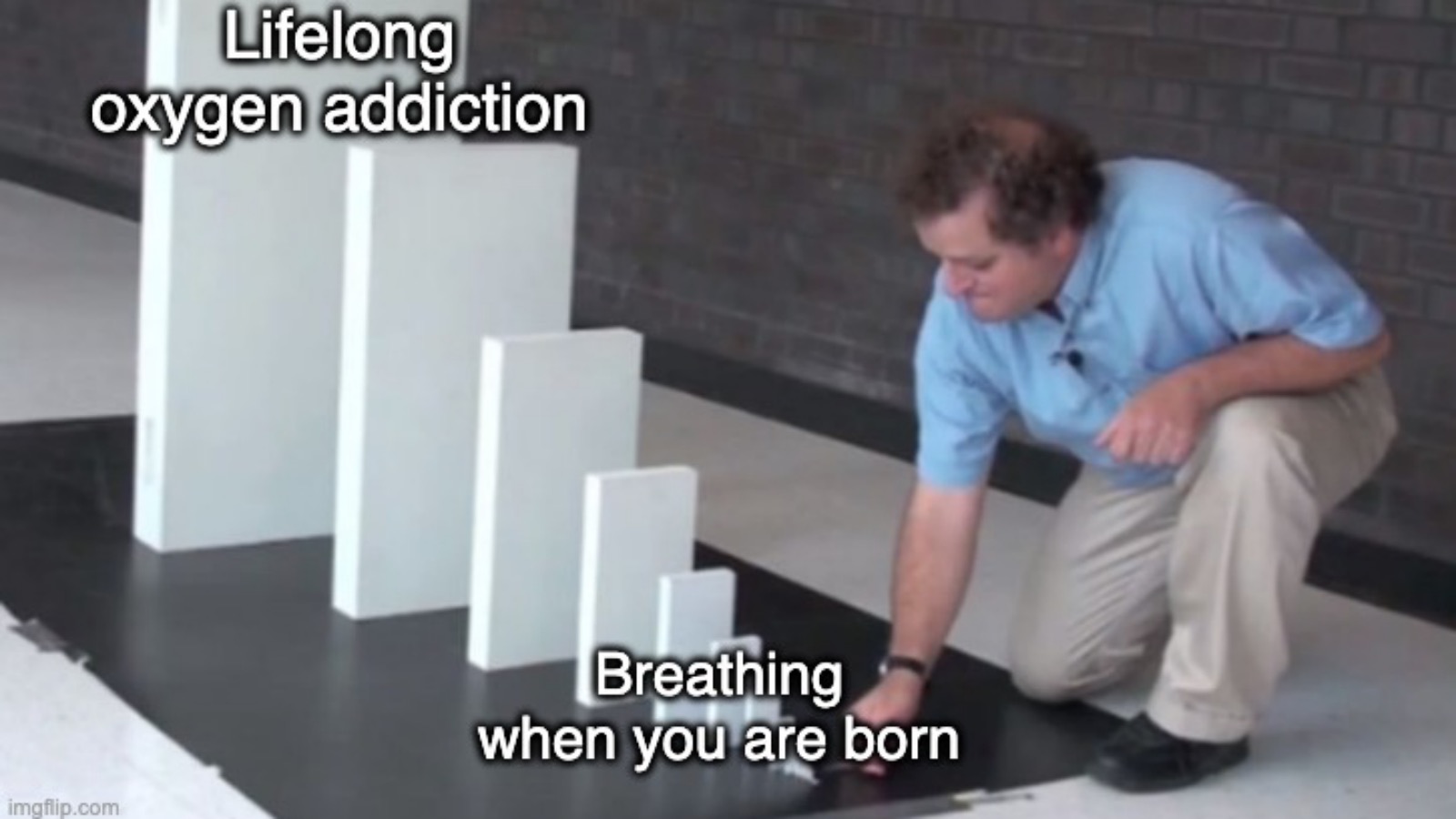 funny meme about breathing oxygen