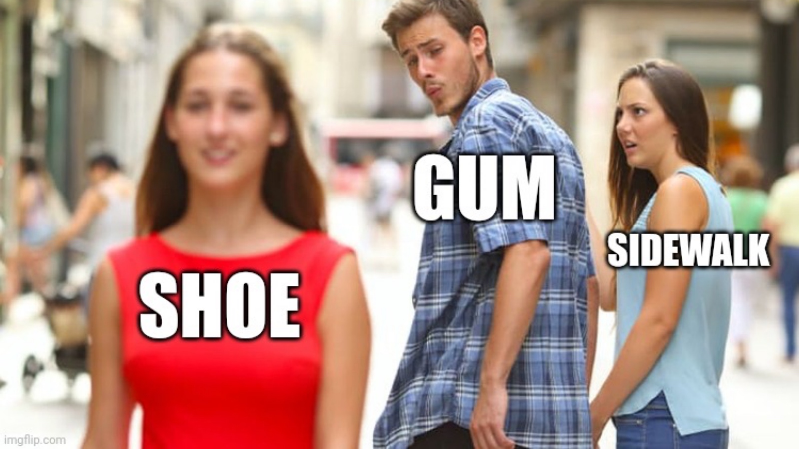 funny distracted boyfriend meme