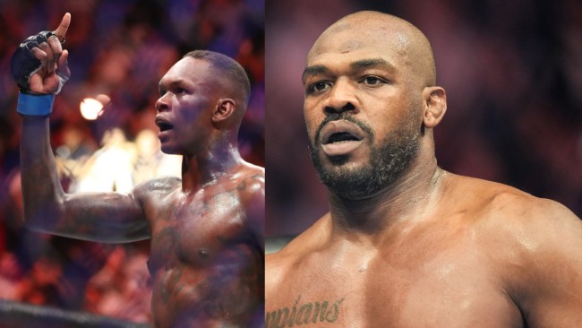 Israel Adesanya and Jon Jones