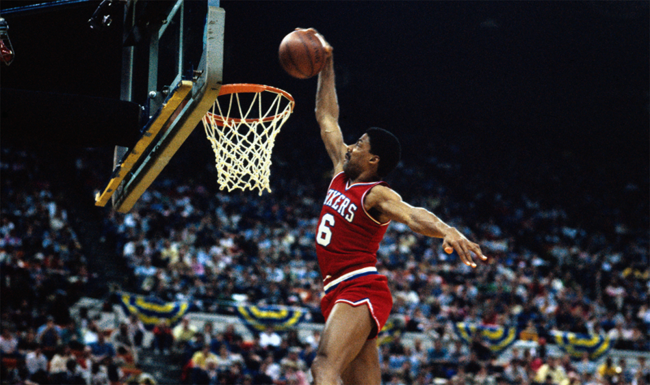 julius erving dr j dunks