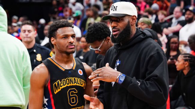 lebron and his sonny bronny james