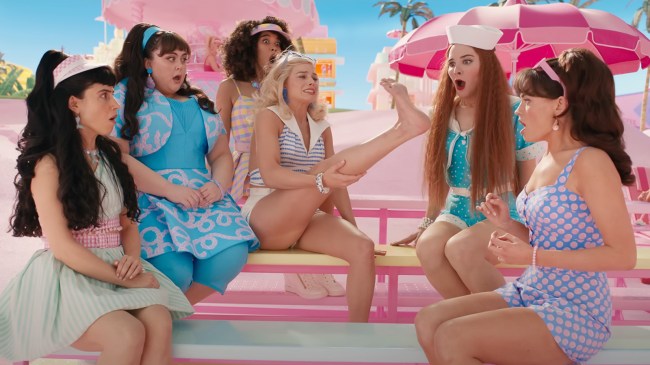 Margot Robbie in the Barbie trailer