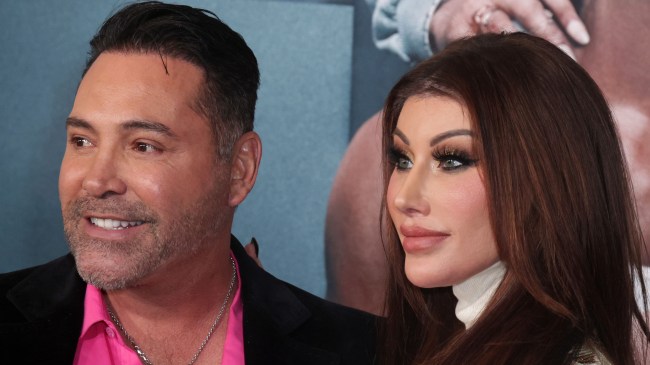 Oscar de la Hoya and Holly Sonders
