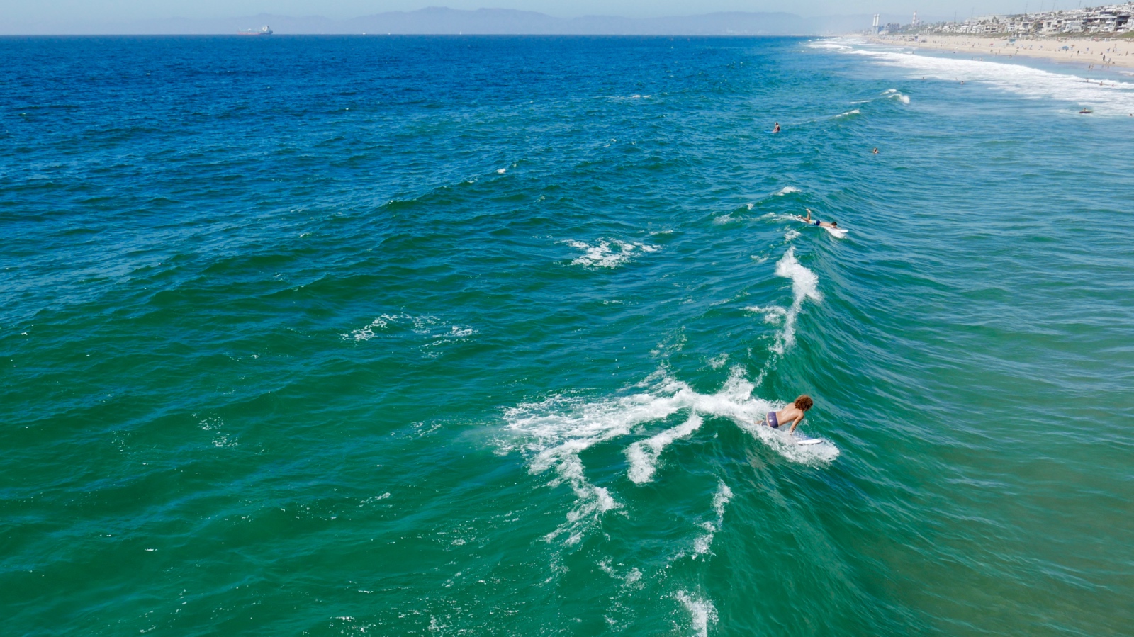 surfing beach in Southern California