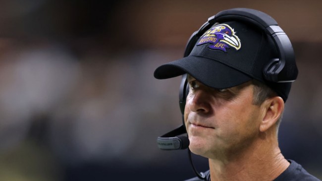 Baltimore Ravens coach John Harbaugh