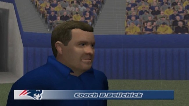Bill Belichick last time in in Madden