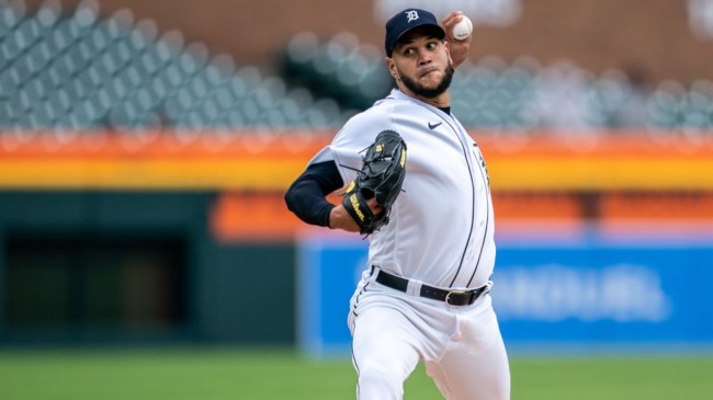 Detroit Tigers pitcher Eduardo Rodriguez