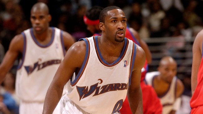 Gilbert Arenas playing Defense