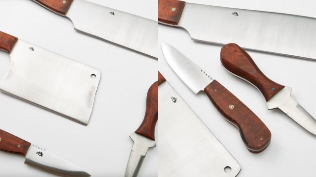 Down The River Forge Marsh Series Knife Set; shop Huckberry Labor Day Sale