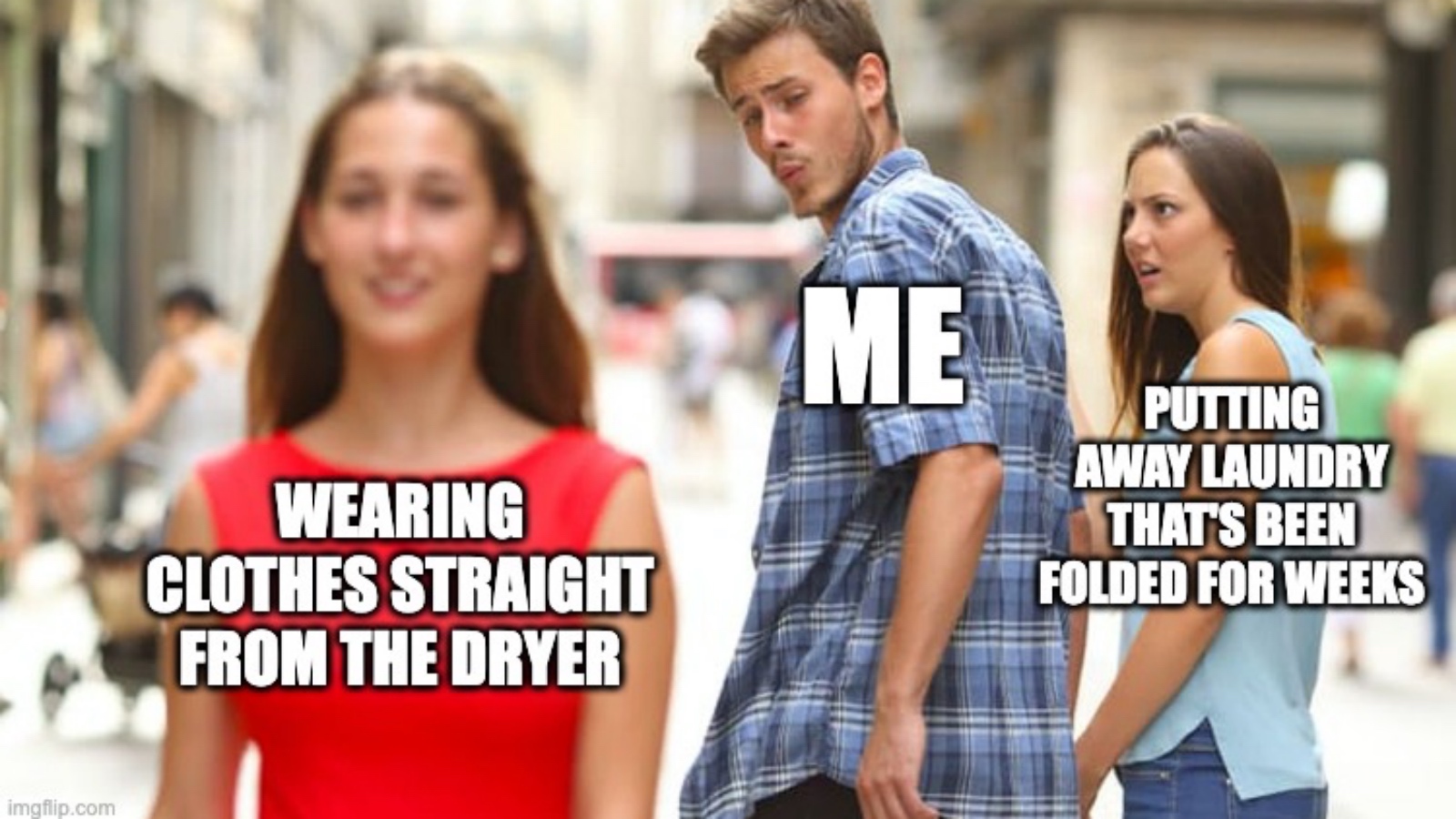 best meme about wearing nice warm clothes and laundry