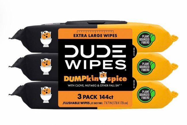 Pumpkin Spice Dude Wipes