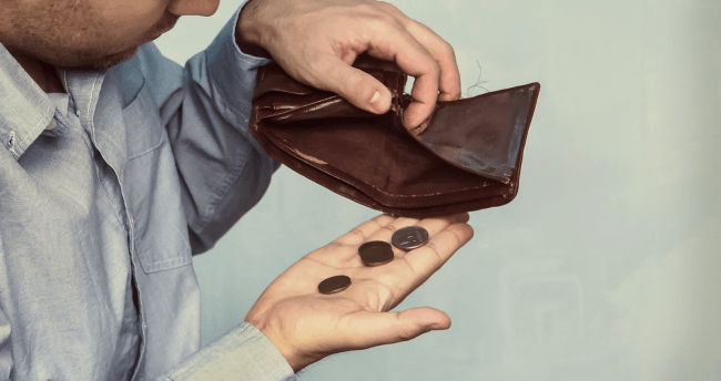 empty wallet