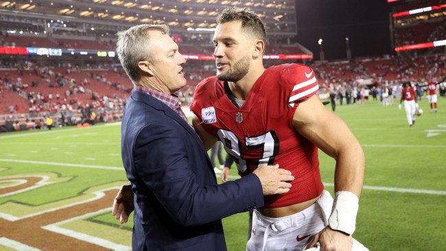 49ers GM John Lynch and star Edge Nick Bosa