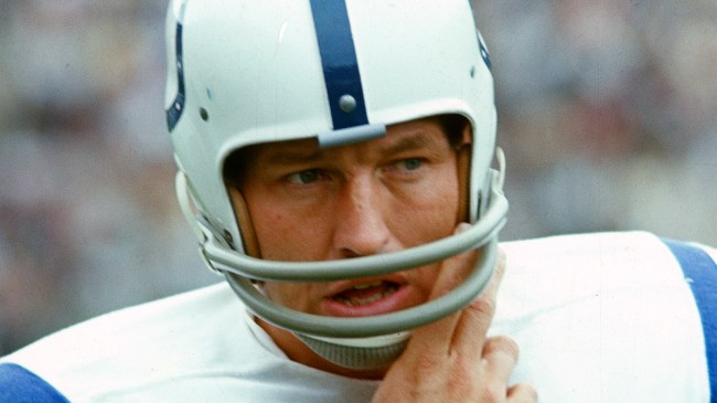Colts QB Johnny Unitas