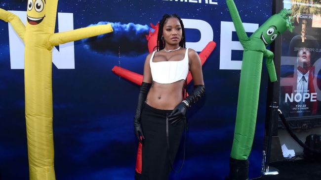 keke palmer at the premiere of nope
