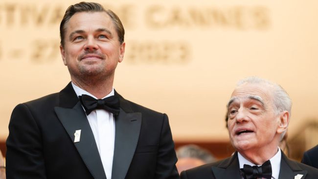 leonardo dicaprio and martin scorsese at cannes