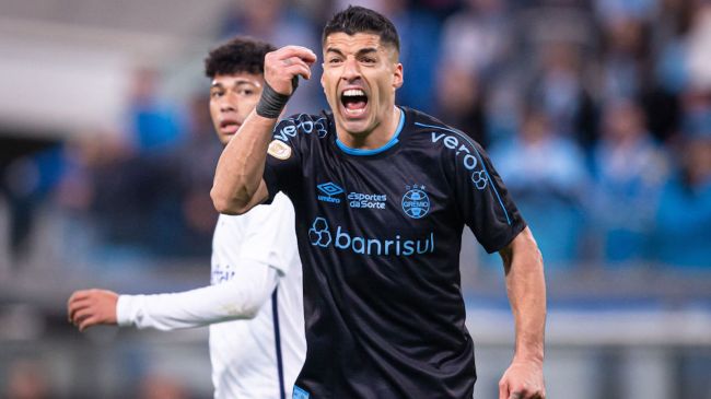 luis suarez playing for Gremio
